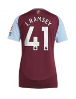 Aston Villa Jacob Ramsey #41 Domácí Dres pro Dámské 2024-25 Krátký Rukáv